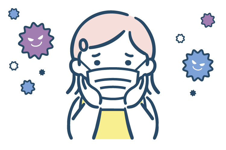 アレルギーのイメージイラスト