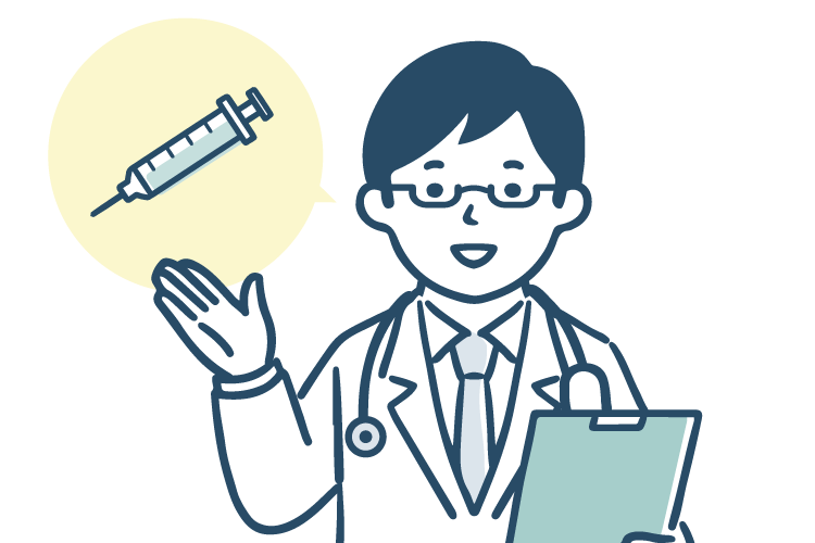 予防接種のイメージイラスト